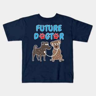 Future Dogtor Veterinarian Student Kids T-Shirt